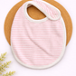 Baby Bib - Pink Stripes