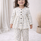 Muslin Girls Co-ords Set - Blue Small Flower