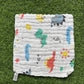 6-Layer Muslin Wash Cloth – Assorted (Set of 5 Pieces)