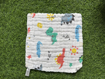 6-Layer Muslin Wash Cloth – Assorted (Set of 5 Pieces)