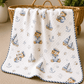 4 Layer Receiving Blanket - Caption Bear