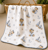 4 Layer Receiving Blanket - Caption Bear