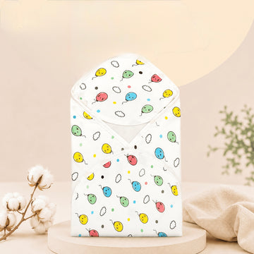 Muslin 2 layer Hooded Towel- Balloon