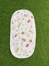 6 Layer Muslin Burp Cloth- Pink Animals Prints