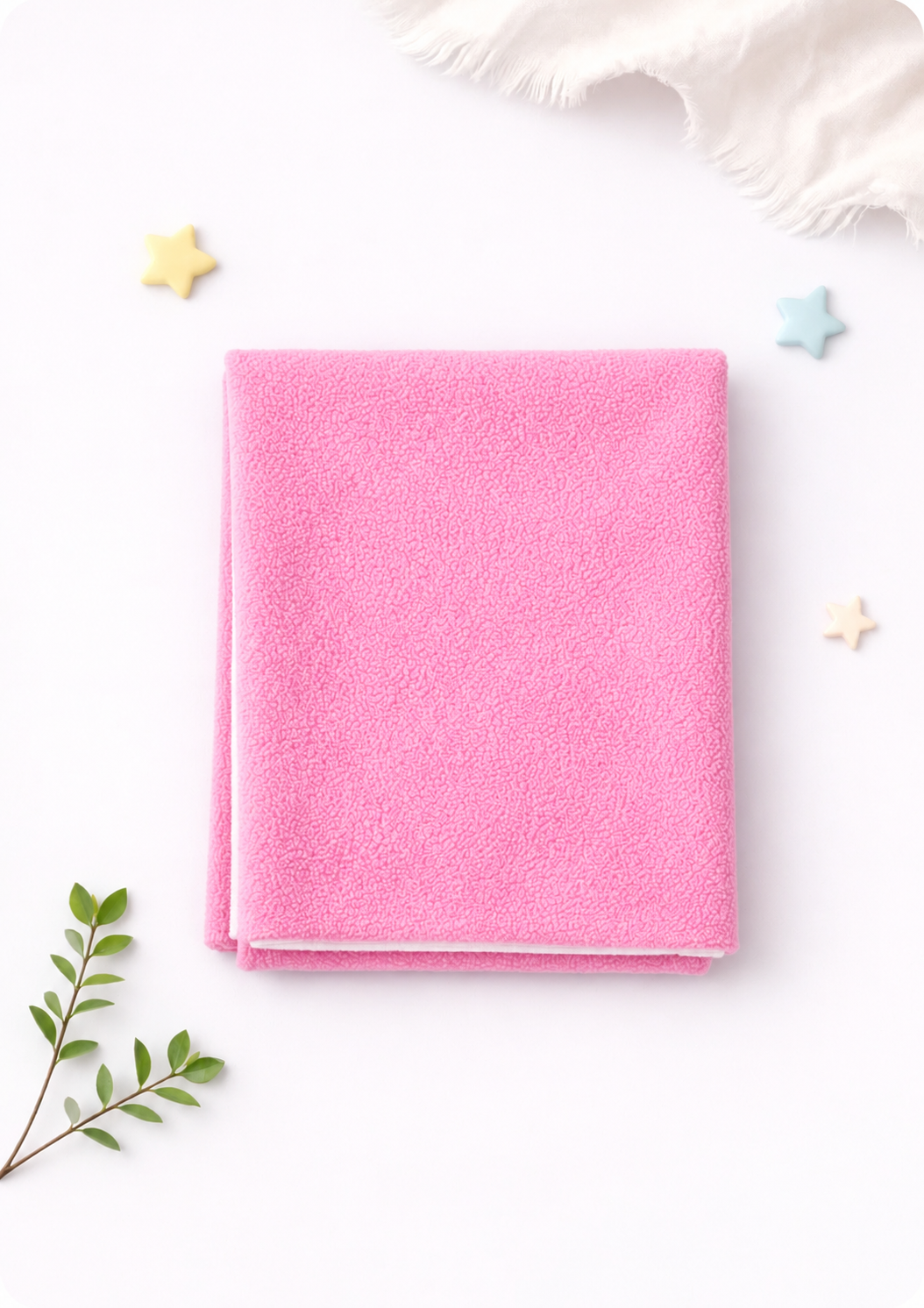 Baby Dry Sheet - Baby Pink
