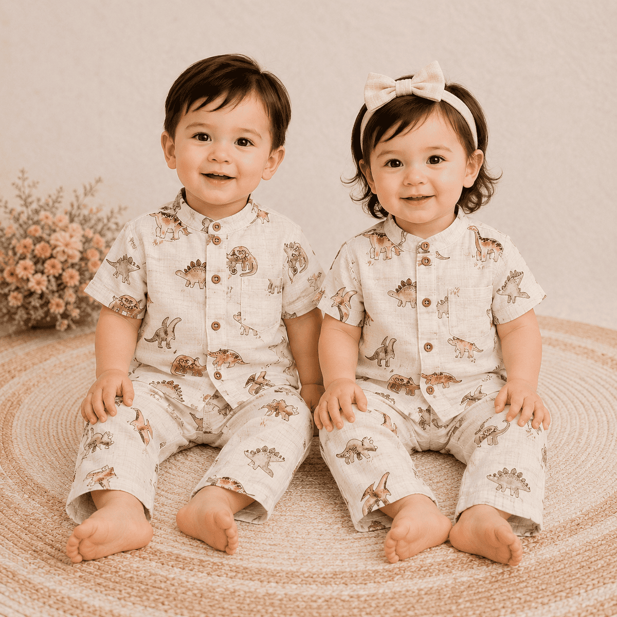 Premium 2-Layer Muslin Shirt & Pant Set