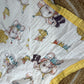 Muslin Receiving Blanket - Yellow Elephant