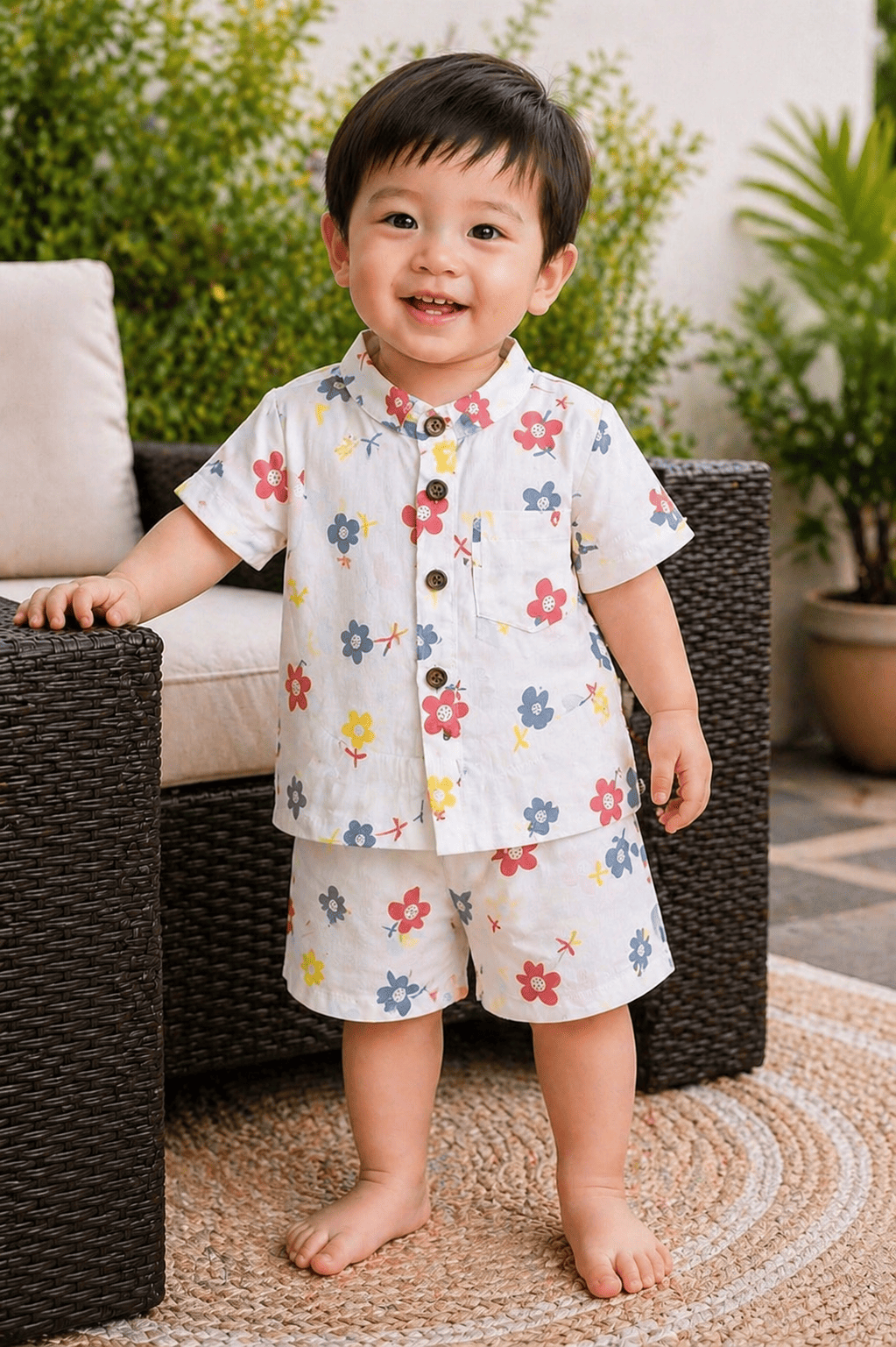 Premium Muslin Co-Ord Set for Boys