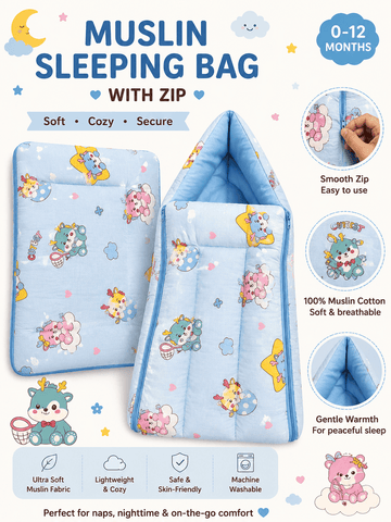 Muslin Carry Nest With Zip