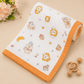 Muslin Receiving Blanket - Dreamy Bear Orange