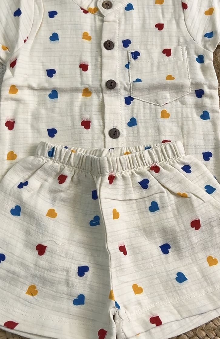Premium Muslin Co-Ord Set for Boys