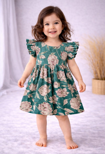 Jaipur Cotton Printed Frock for Girls
