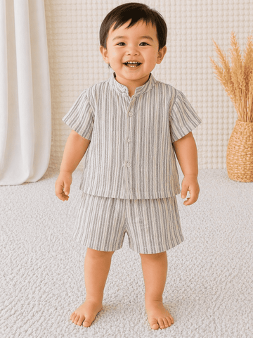 Premium Muslin Co-Ord Set for Boys