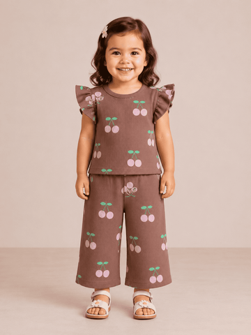 Frill Sleeve Palazzo Co-ord Sets