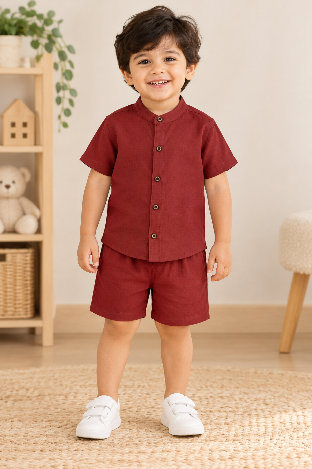 Premium Muslin Co-Ord Set for Boys