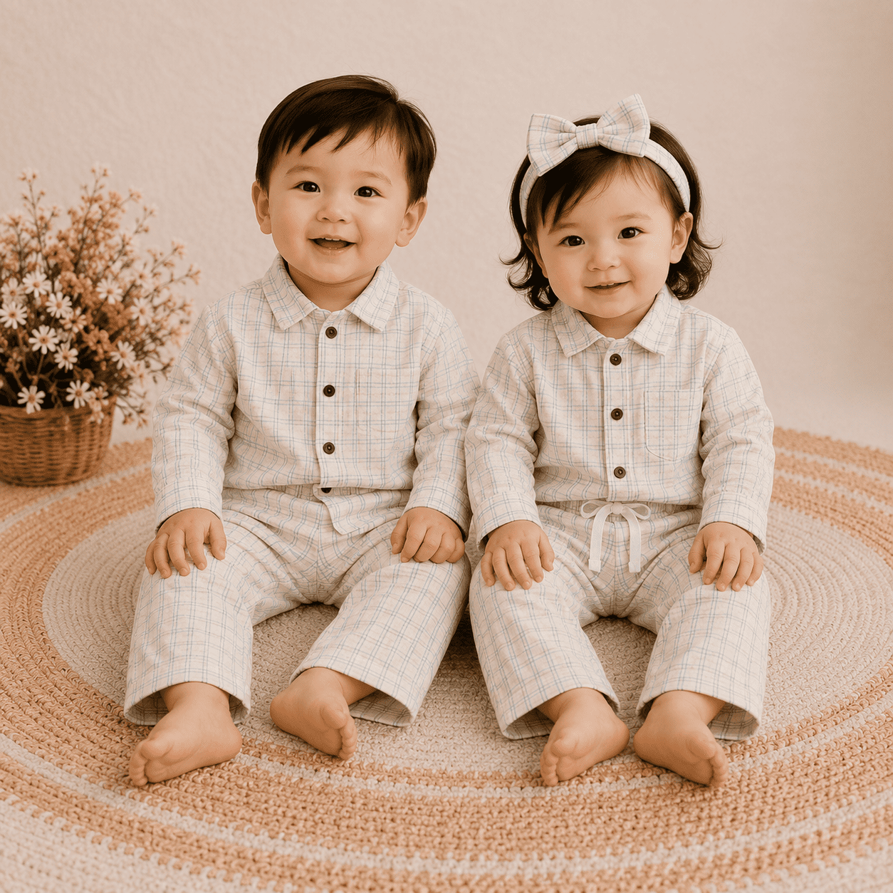 Premium Muslin Fullslevee Shirt with Pant Set