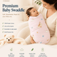 Premium Muslin Swaddle - Pink Bear Moon
