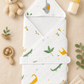 4-Layer Hooded Towel - Safari Jungle Print
