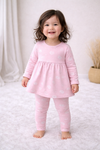 Frock with Legging Co-ord Set Infant - Pink Donuts