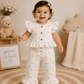 Peplum Top with Pant Set - Little Dragonfly