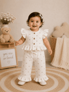 Peplum Top with Pant Set - Little Dragonfly