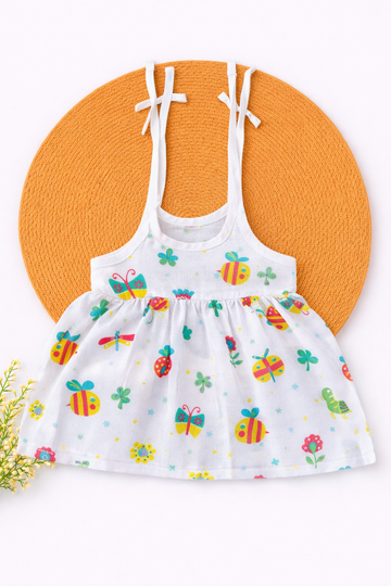 Muslin Knot Frock- Dragonfly