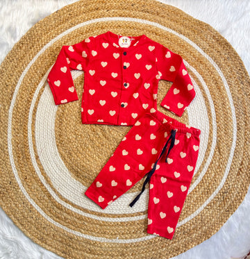 Button Full Hand Co-ords with Pant