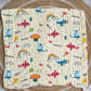 Muslin 6 Layer Bath Towel- Helicopter