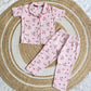 Half Sleeve Kids Night Suit -     Pastel Pink Berry