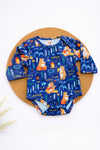 Onesie- Dark blue Bear