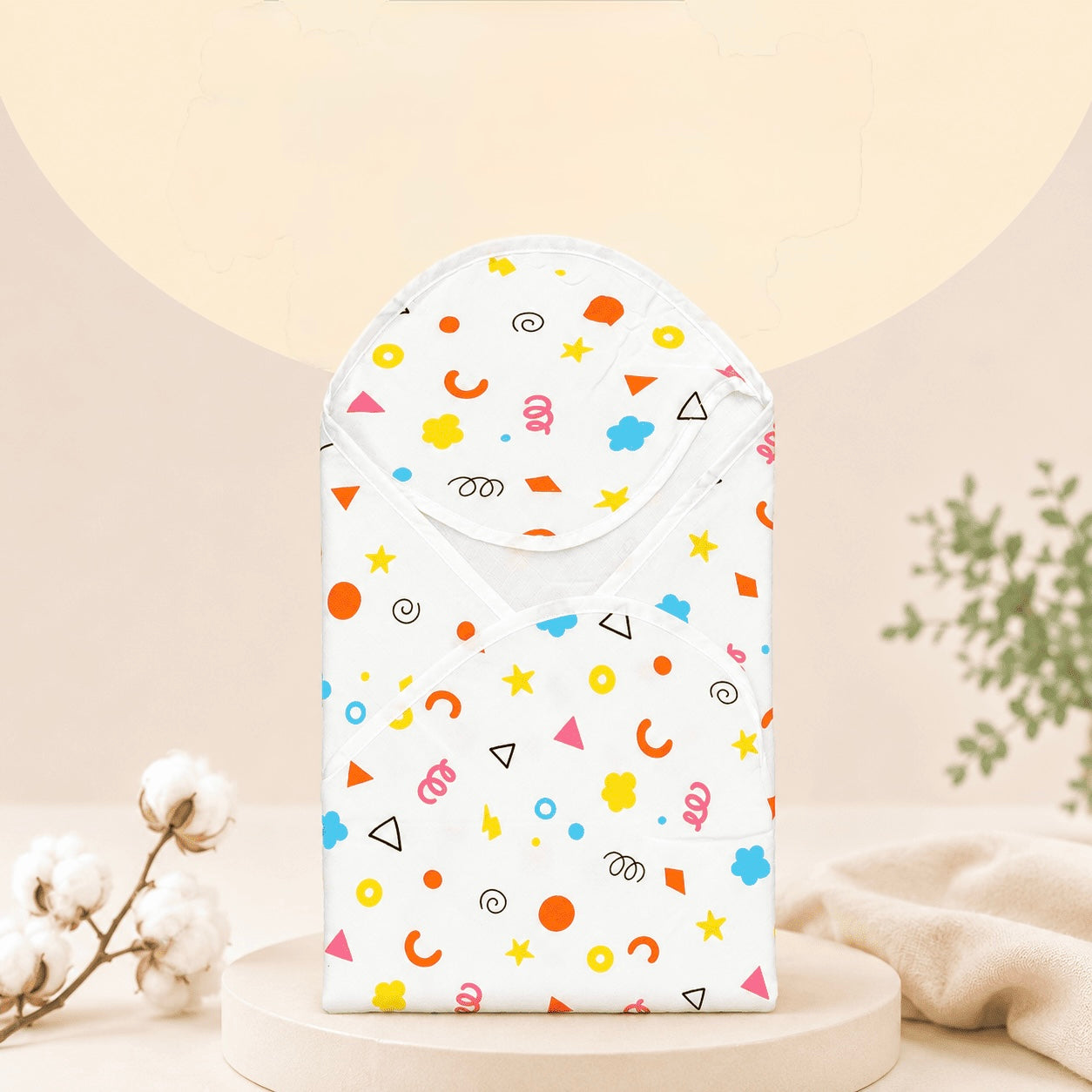 Muslin 2 layer Hooded Towel- Shapes