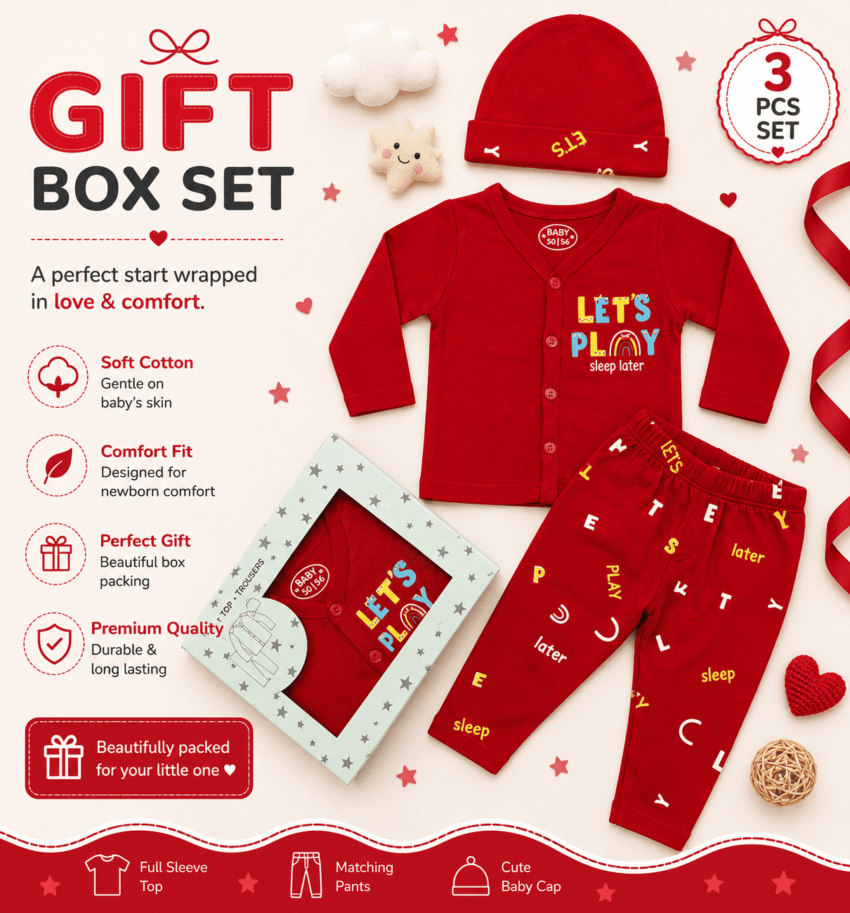 Gift Box Set - Red Let’s Play