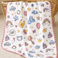 4 Layer Receiving Blanket - Newborn Theme