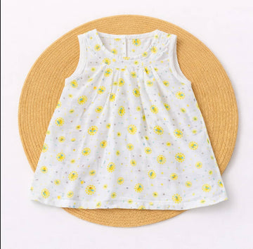Muslin Frock With Back Zip