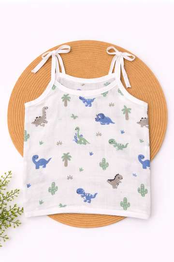 Muslin Jabla Knot - Dinosaur