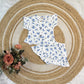 Co-ord Set for Girls - Blue Flower