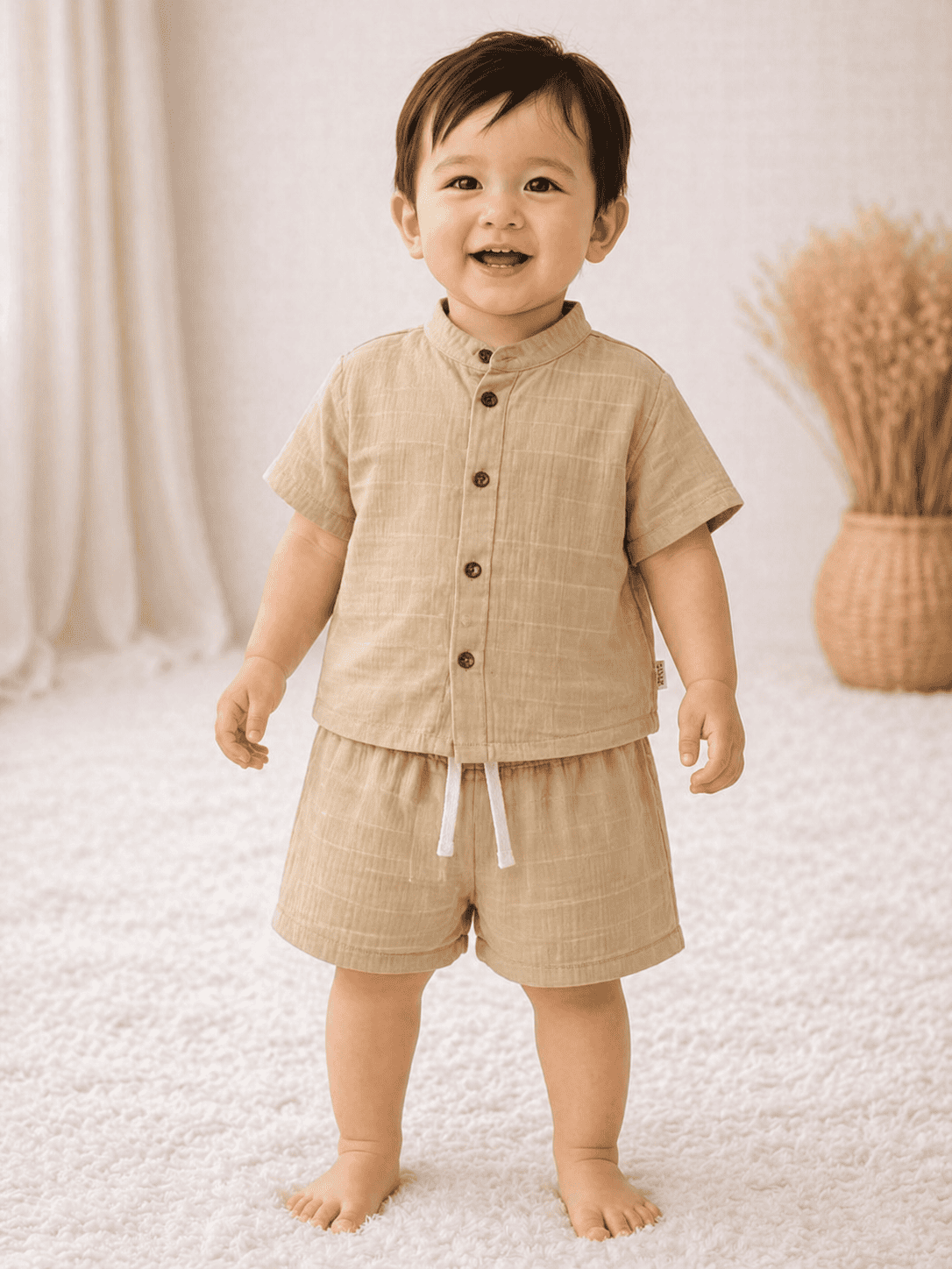 Premium Muslin Co-Ord Set for Boys