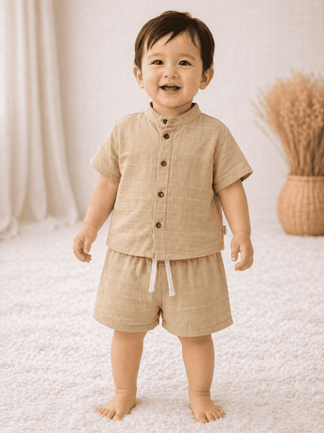 Premium Muslin Co-Ord Set for Boys