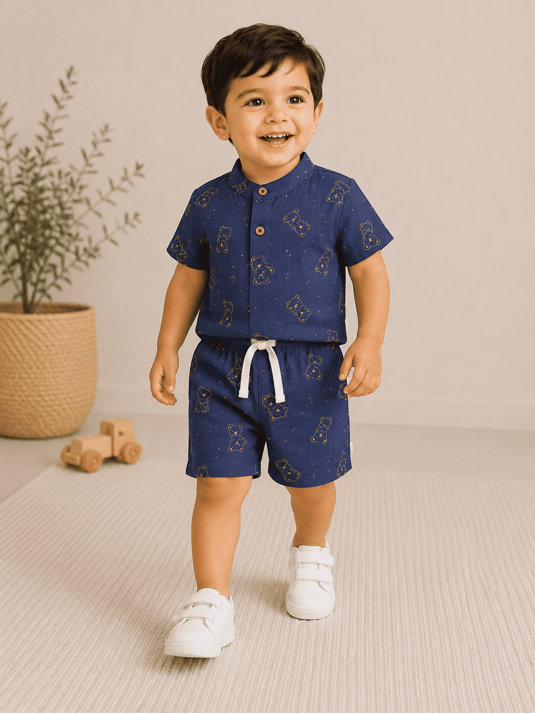 Premium Muslin Co-Ord Set for Boys