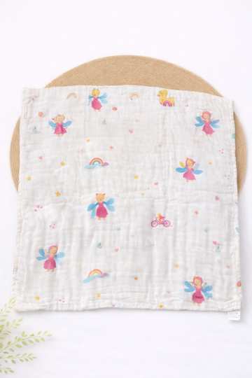 Muslin 6 Layer Bath Towel- Fairy