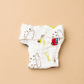 Crinkled Muslin Velcro Nappy