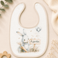 Muslin Bib - Rabbit Garden