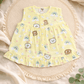 Premium Muslin Frock with Front Button