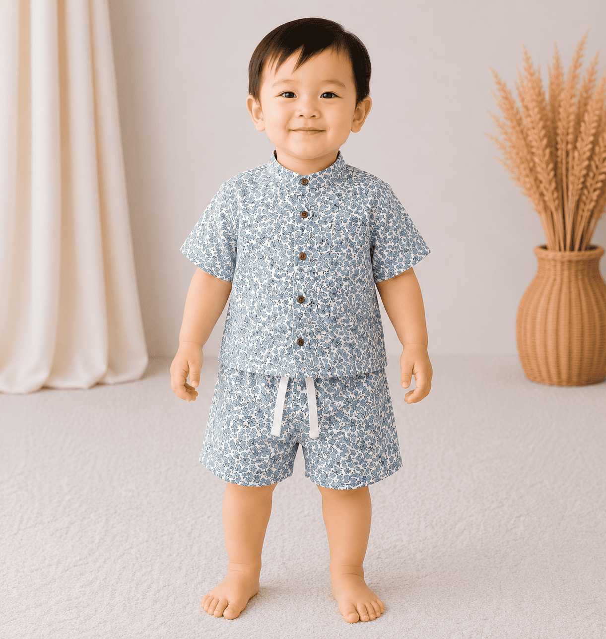 Premium Muslin Co-Ord Set for Boys
