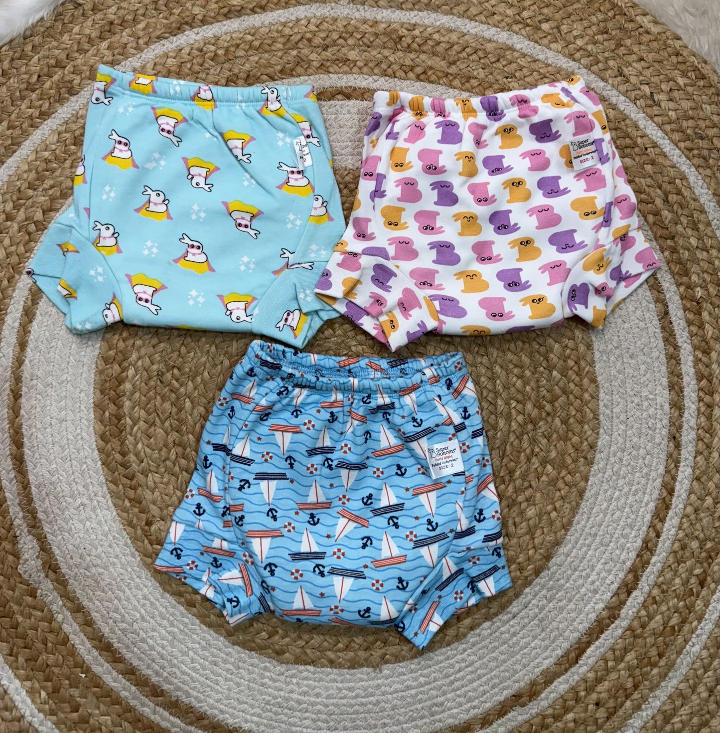 Padded Potty Training Pants - Size 2 (2-3 Years)