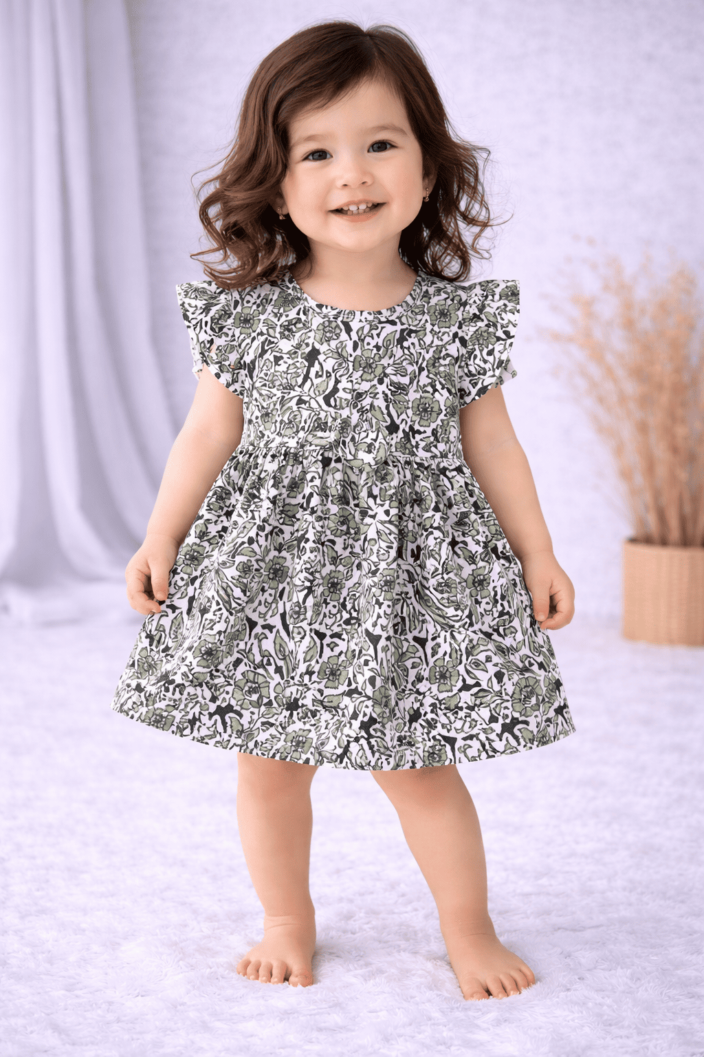 Frill Sleeve Frock