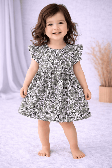 Frill Sleeve Frock