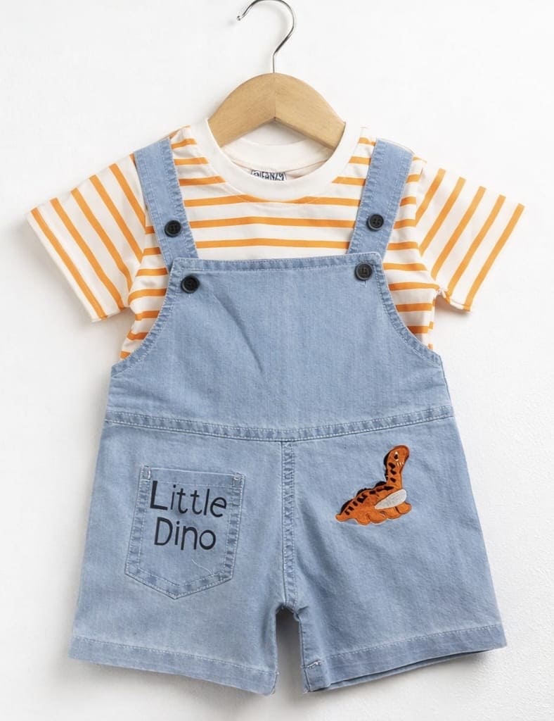Denim Dungaree Set