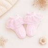 Baby Girl Frill Socks - Light Pink