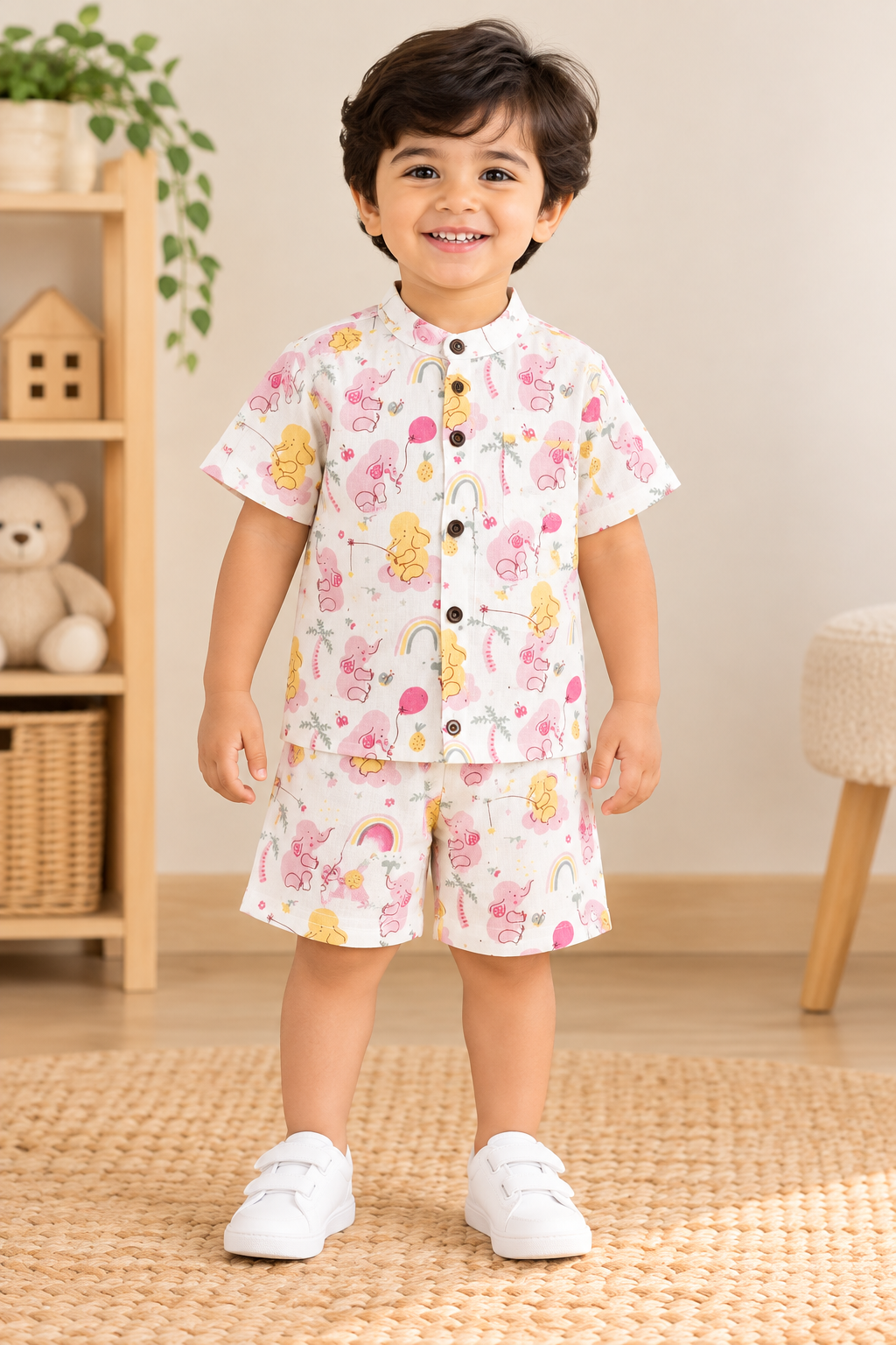 Premium Muslin Co-Ord Set for Boys